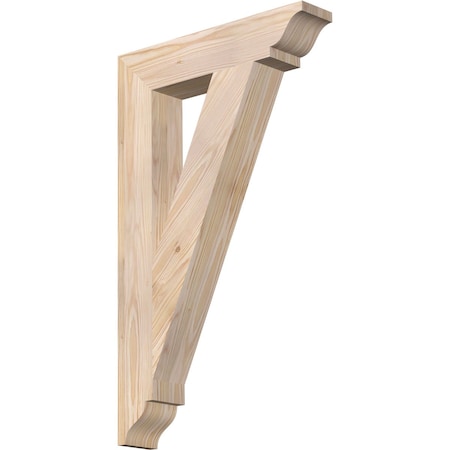 Ekena Millwork Traditional Traditional Smooth Bracket, Douglas Fir, 3 1/2"W x 18"D x 30"H BKT04X18X30TRA01SDF
